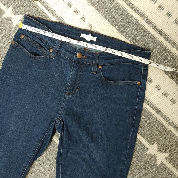 EILEEN Fisher dark wash skinny jeans 8P - Picture 9 of 12